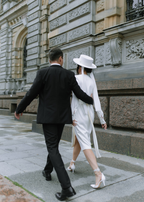 Свадьба с белоснежным декором в особняке