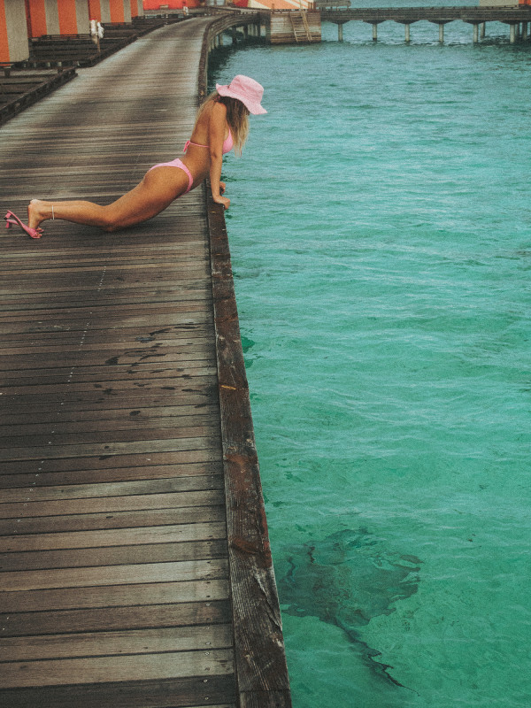 Как сделать модные фото на Мальдивах