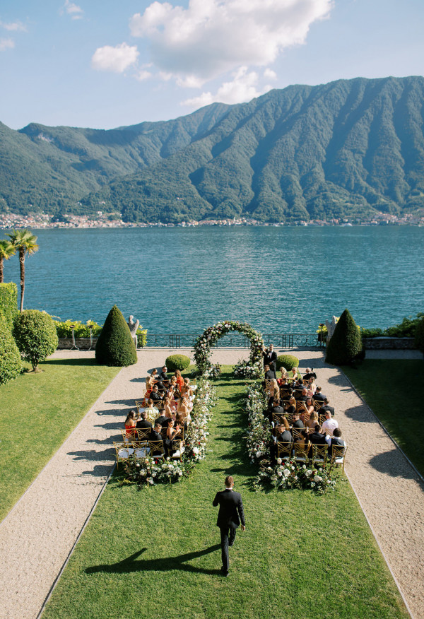 Свадьба на вилле Balbiano от агентства Happy