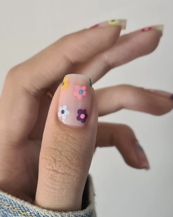 Нюдовый маникюр: 22 осенних дизайна для коротких