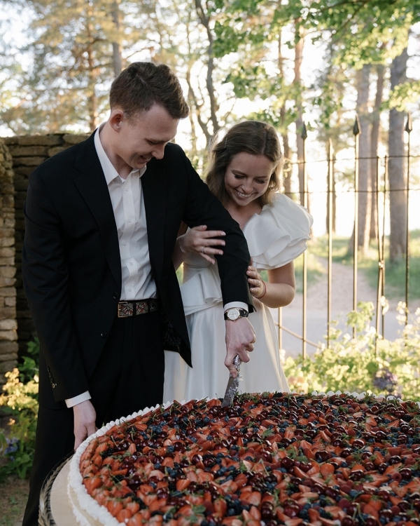 Итальянское настроение на свадьбе в Петербурге: мильфей