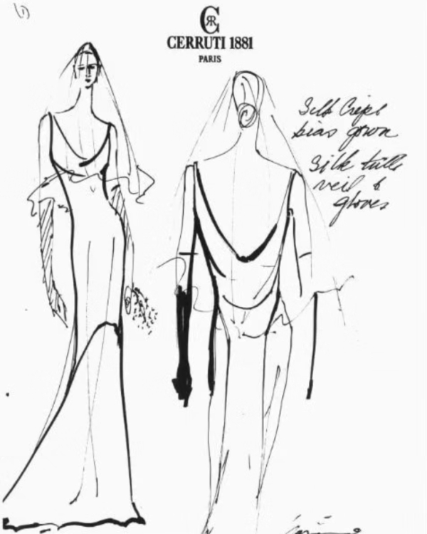 История свадебного платья Кэролин-Биссет Кеннеди