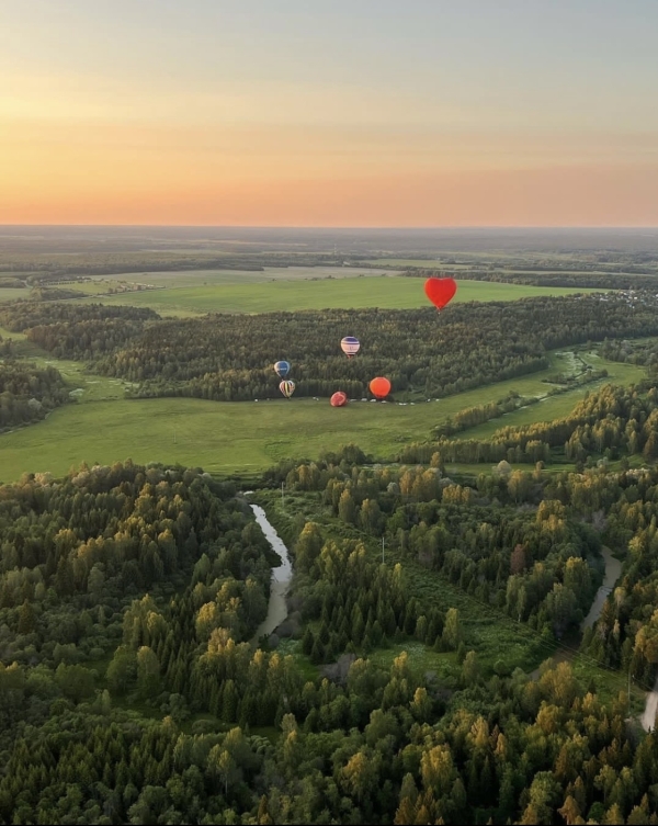 Где полетать на воздушном шаре в ближайшем