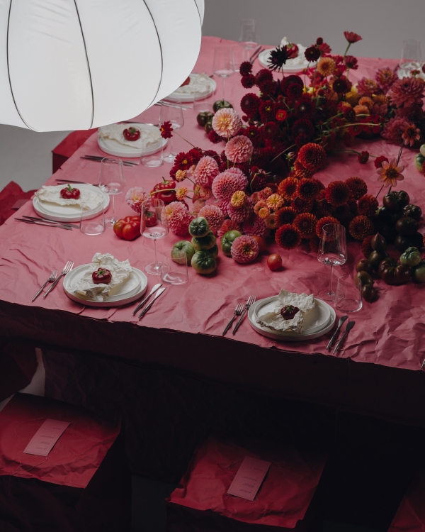 Оформление ужина как современное искусство в новом