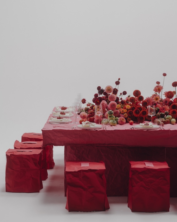 Оформление ужина как современное искусство в новом