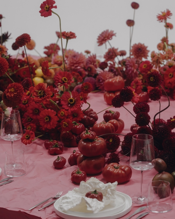 Оформление ужина как современное искусство в новом