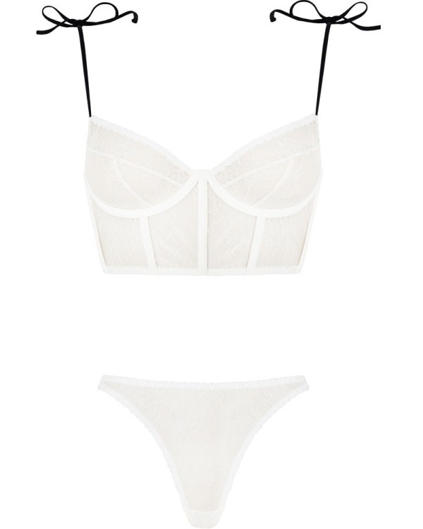 Белое белье невесты — свадебная классика вне