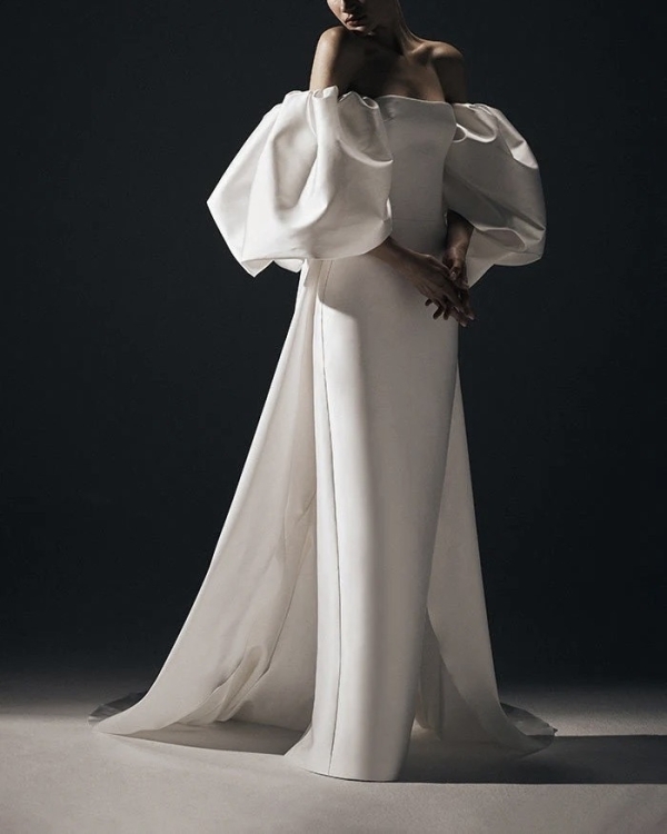 Свадебные платья-макси, которые никогда не выйдут из