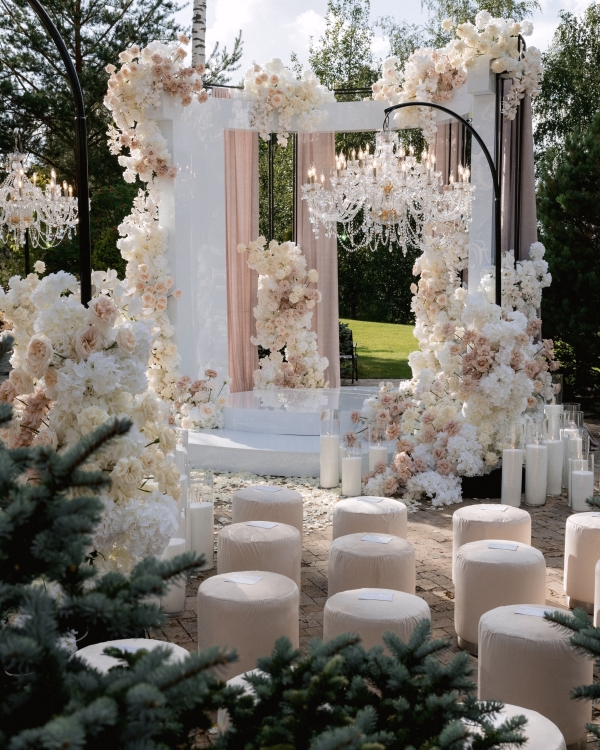 Масштаб и полное преображение пространства на свадьбах