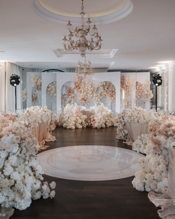 Масштаб и полное преображение пространства на свадьбах