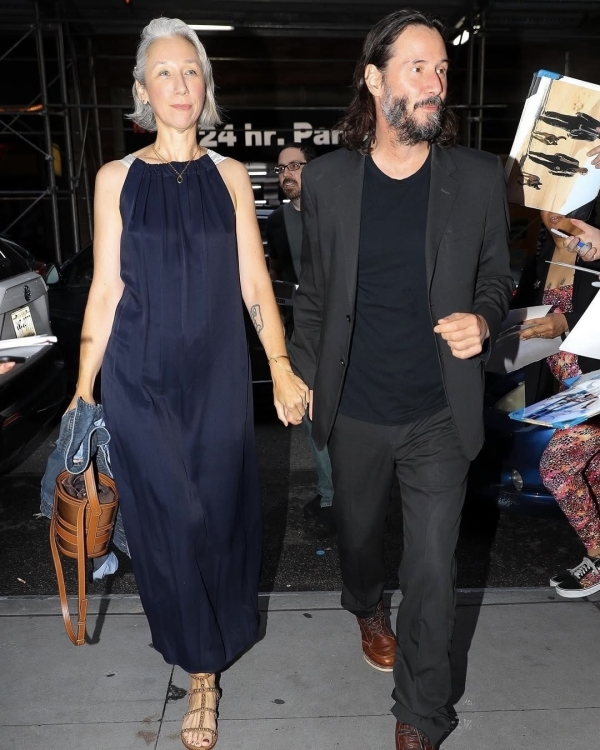 Киану Ривз тайно женился на Александре Грант