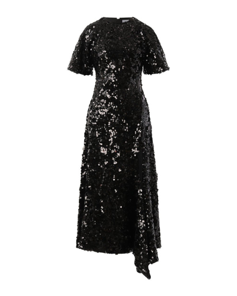 Платья с крупными пайетками — самый красивый вечериночный