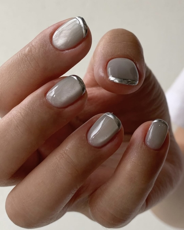 Хром, princess nails и клетчатый. Какой маникюр