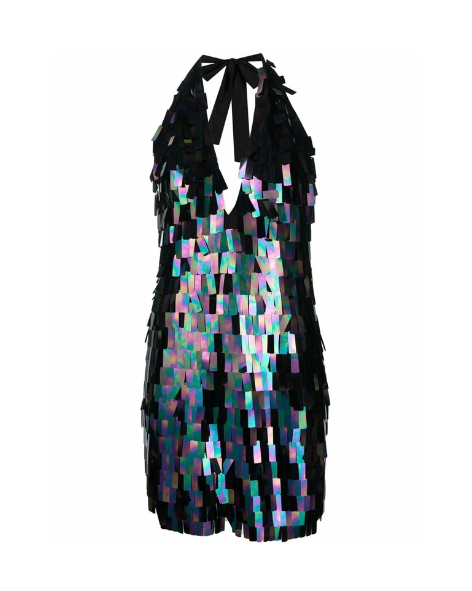 Платья с крупными пайетками — самый красивый вечериночный