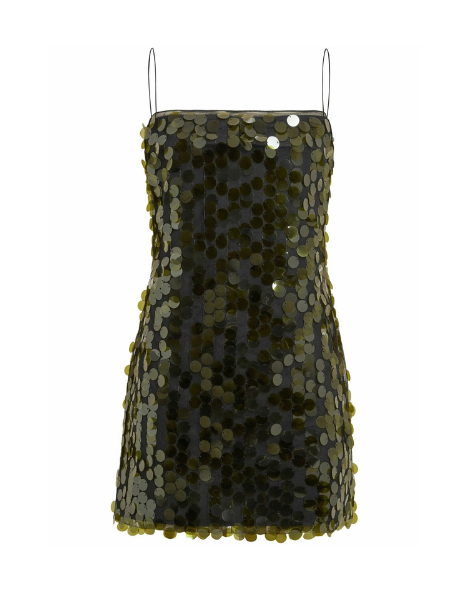 Платья с крупными пайетками — самый красивый вечериночный